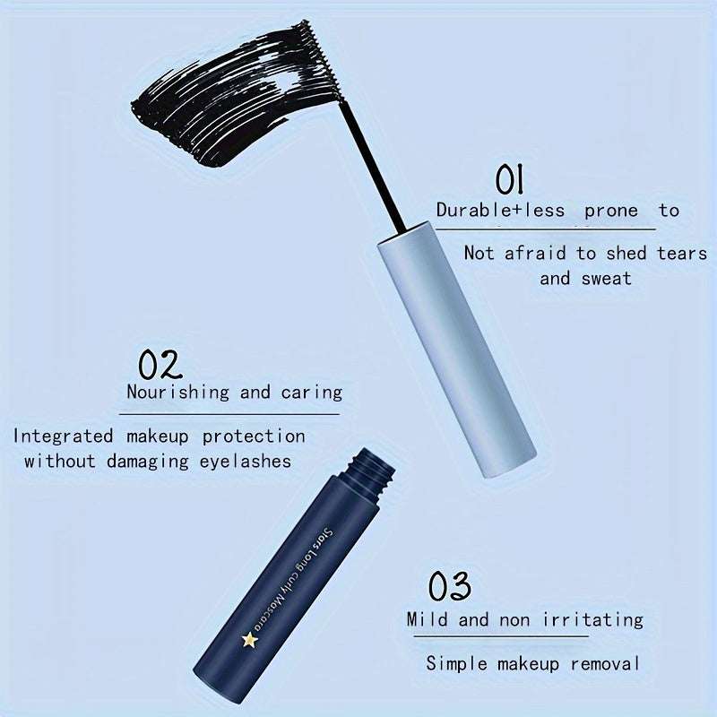 4D Super Thick and Long Mascara - Waterproof, Naturally Curled