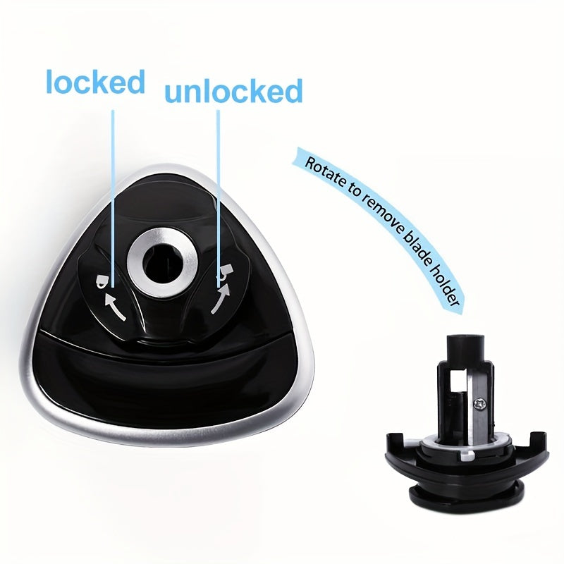 Automatic Electric Pencil Sharpener with Auto-Stop & Lead Breakage - Desktop Sharpener for Office &, No Needed, Compact Design, Sharpens Pencils in Seconds, Pencil Sharpener Electric, Supplies, Sleek Style, Waste Container - Daisan Mart