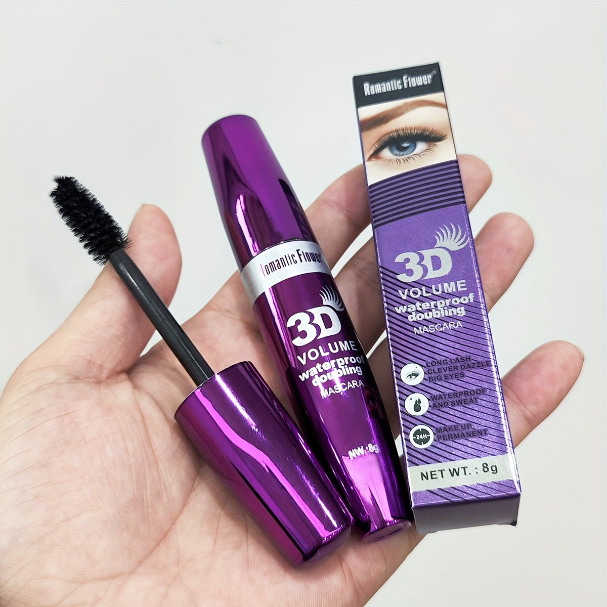 3D Super Thick, Naturally Curled, Waterproof Mascara