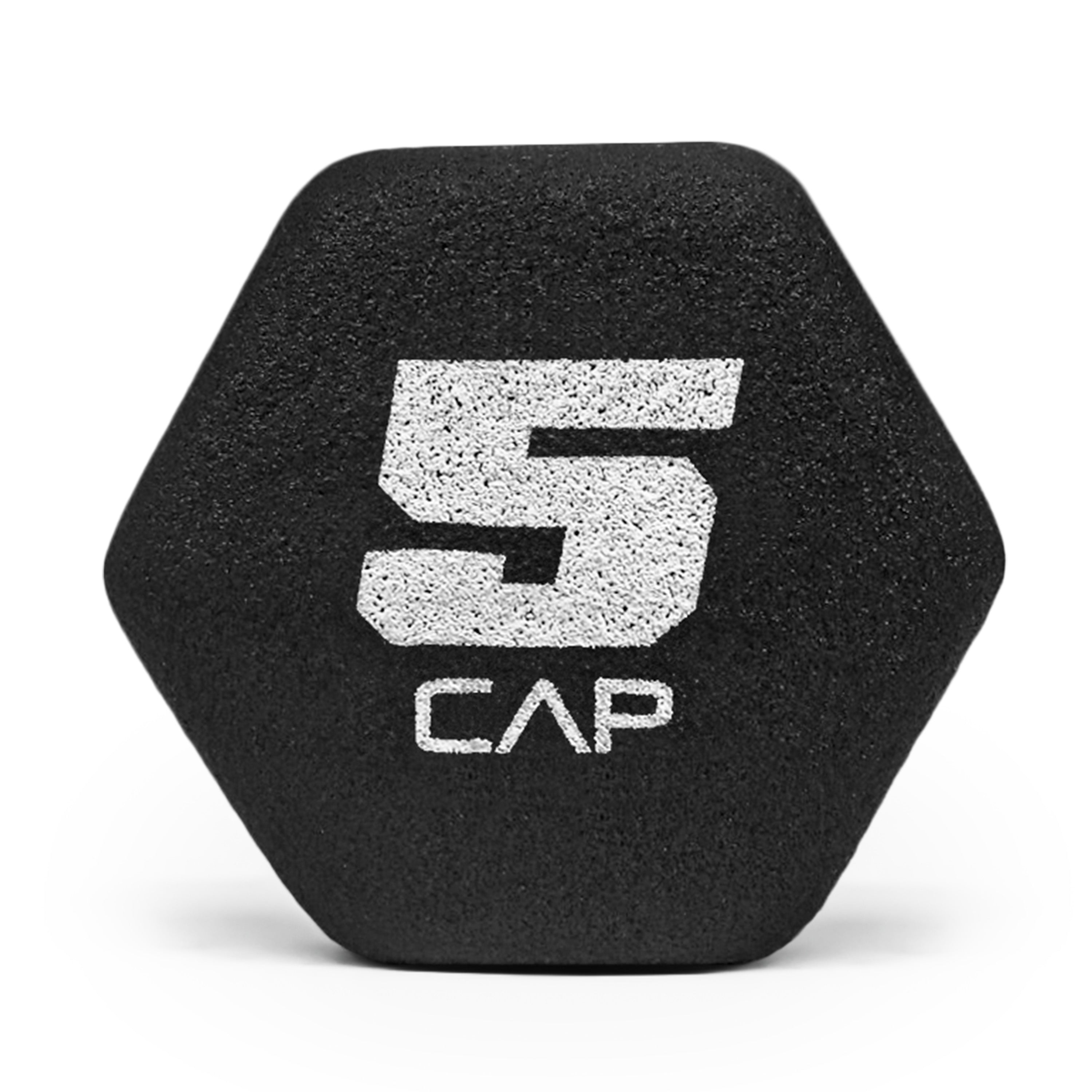 CAPHAUS Neoprene Anti-Slip Dumbbells, Hexagonal Shape