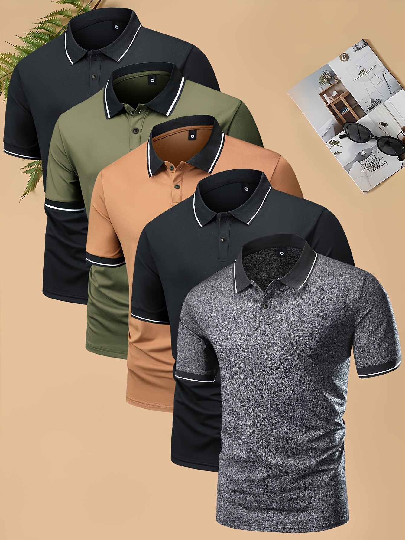 Men's Fashion Short Sleeve Shirt, Elegant and Comfortable