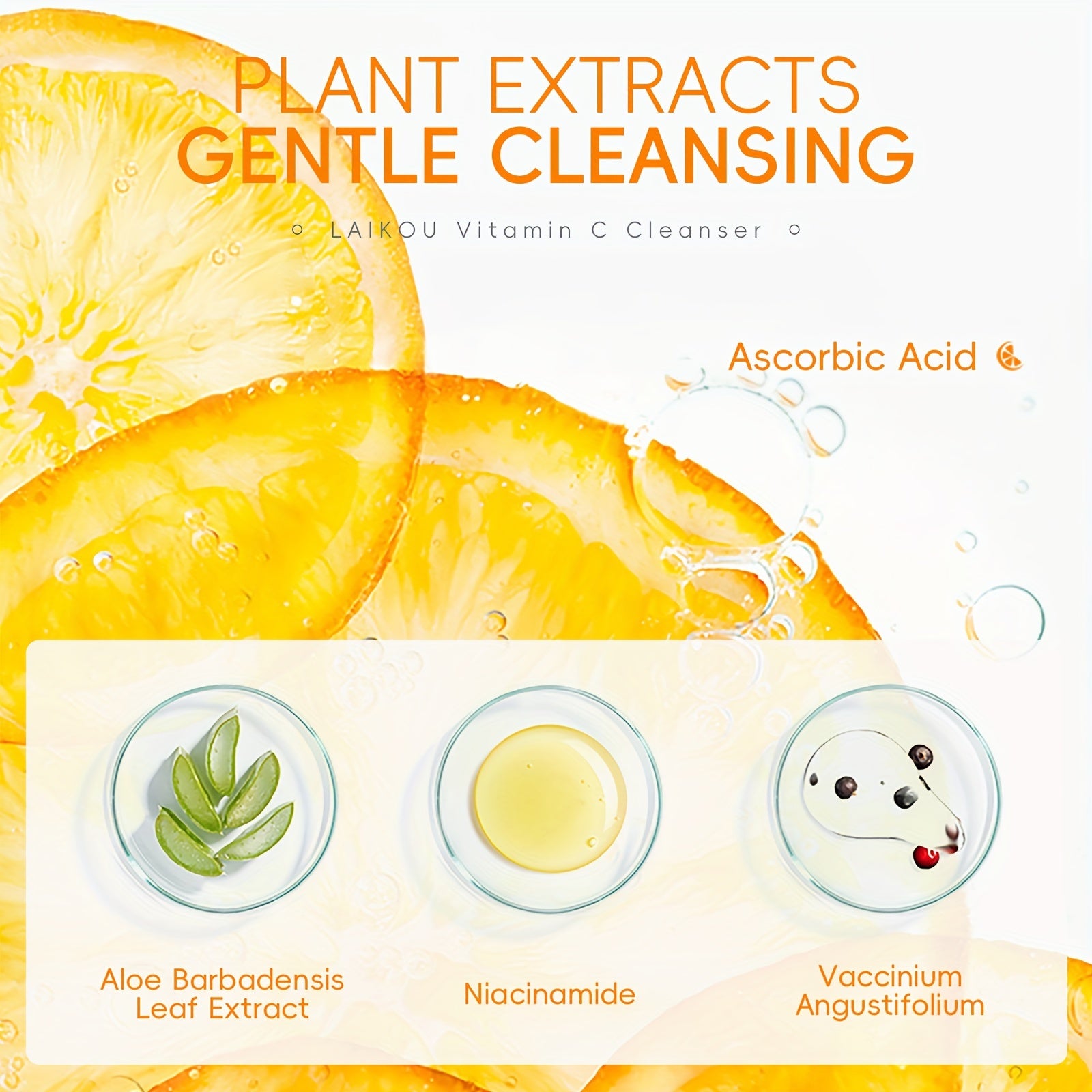 [Oil Control Cleanser] Oil Control Vitamin C Cleanser 50g + Sakura Cleanser | Deep Cleansing Pores Not Tight After Using - Refreshing for All Light Beige Type