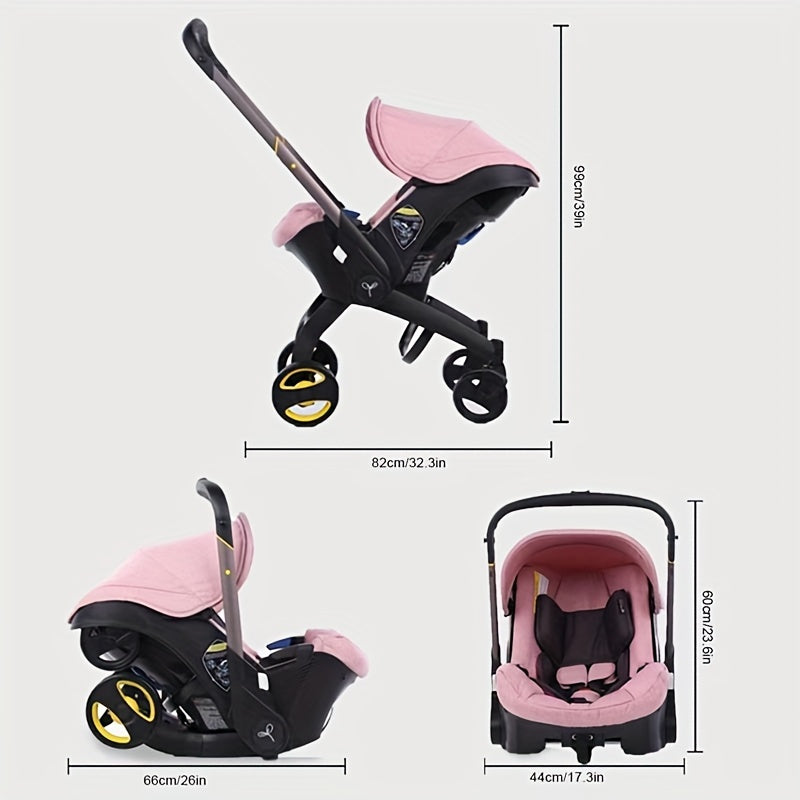 4-in-1 Foldable Multi-Function Stroller for Baby Travel