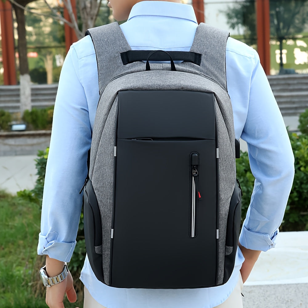 Men's Anti-Theft Laptop Backpack with Large Capacity