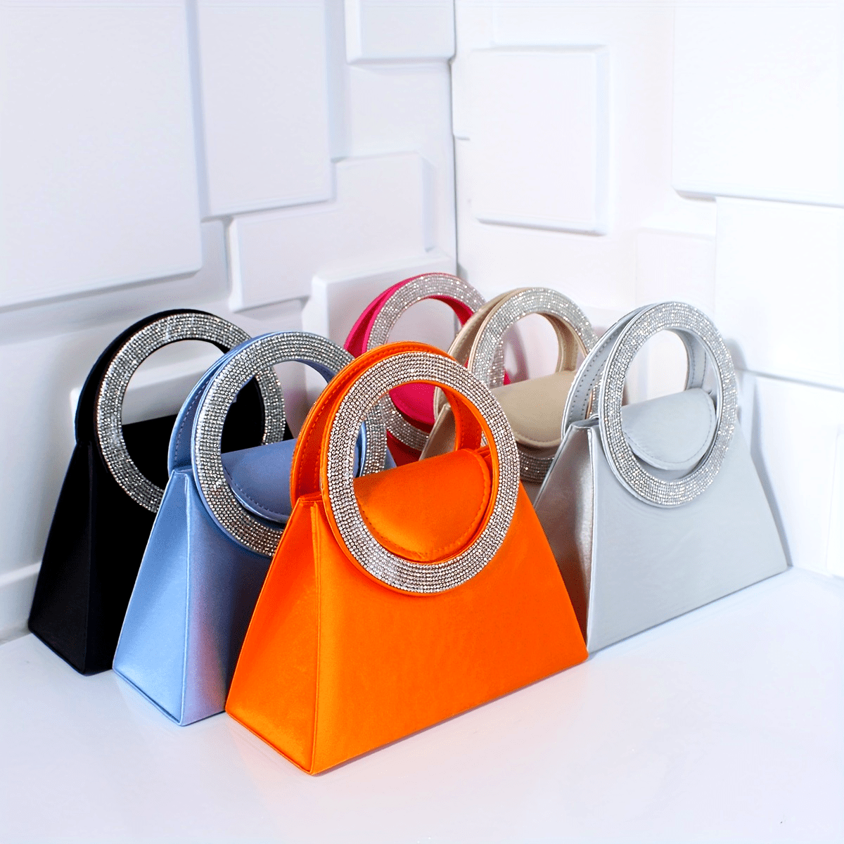 Elegant High-End Rhinestone Evening Party Dance Shoulder Crossbody Chain Bag for Women, Hand Bag for Women Elegant, Party Wear Bags for Women, Bag for Women Elegant, Special Occasion Purse, Formal Event Clutch, Glamorous Cros