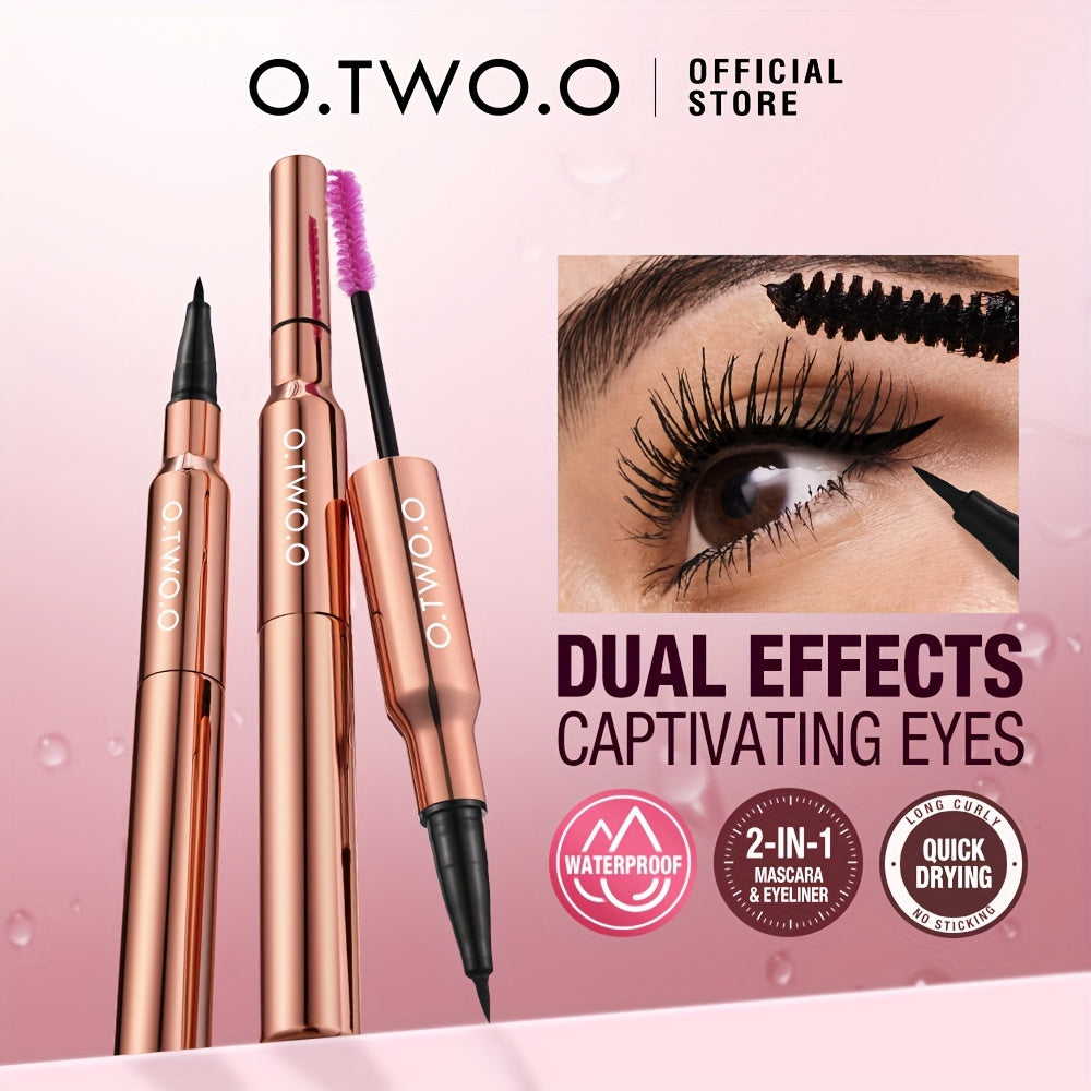 O.TWO.O 2in1 Eyeliner &amp; Mascara Black Matte Waterproof