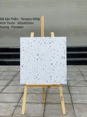 600x600 Terrazzo Tiles India White