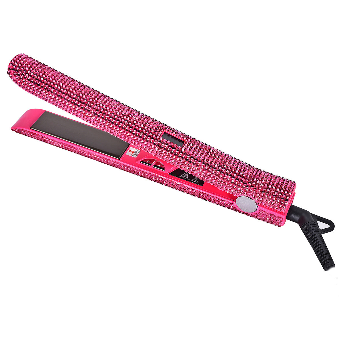MEEKNISS Kẹp Tóc 2-trong-1 Nano, Màu Hồng Đen Lấp Lánh - Daisan Mart