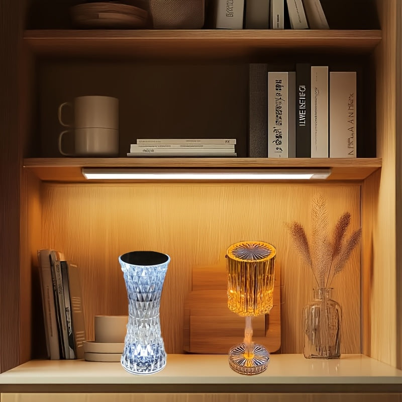 Đèn Ngủ Cảm Ứng Pha Lê - Sạc USB, Đổi Sáng Linh Hoạt