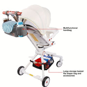 Multi-function Folding Baby Stroller with Bag &amp; Canopy