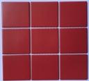 Red Matte Glazed Mosaic Tile, size 97x97mm, code 906