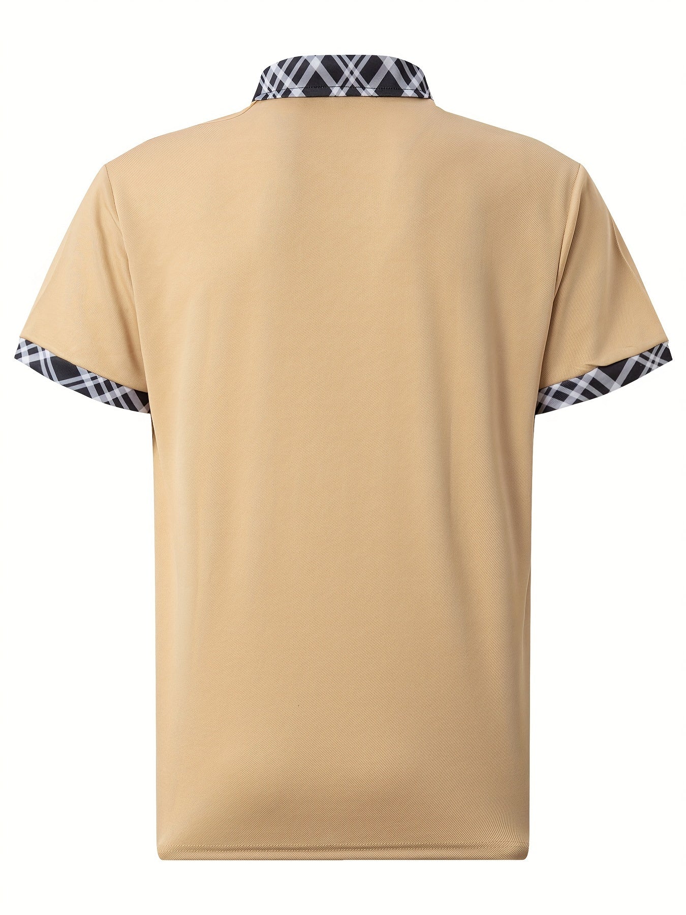 Men's Golf Shirt V-neck, Breathable, Stretchy, Sweat-absorbent