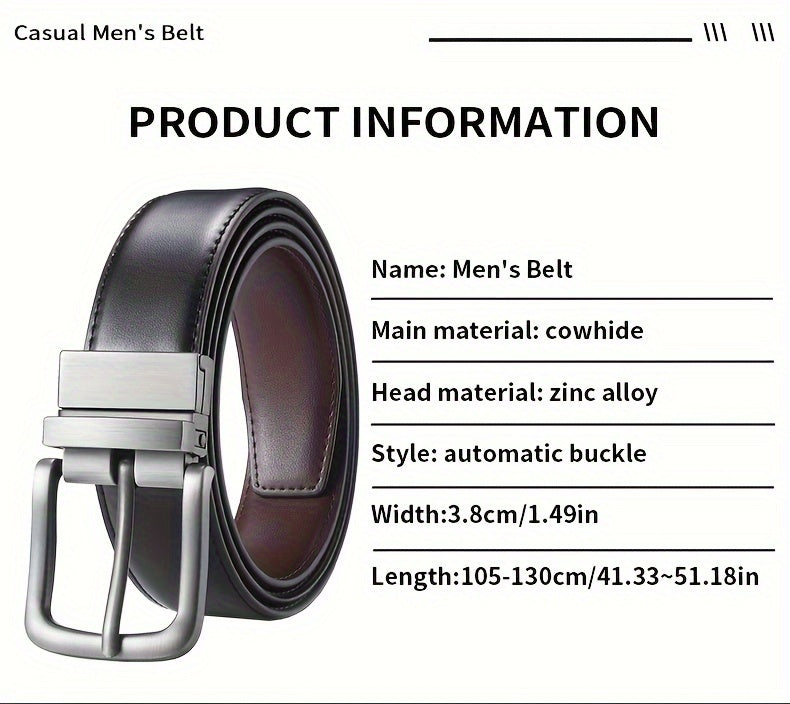 Thắt Lưng Da Bò Thật Nam Lịch Lãm - Quà Tặng Đẹp