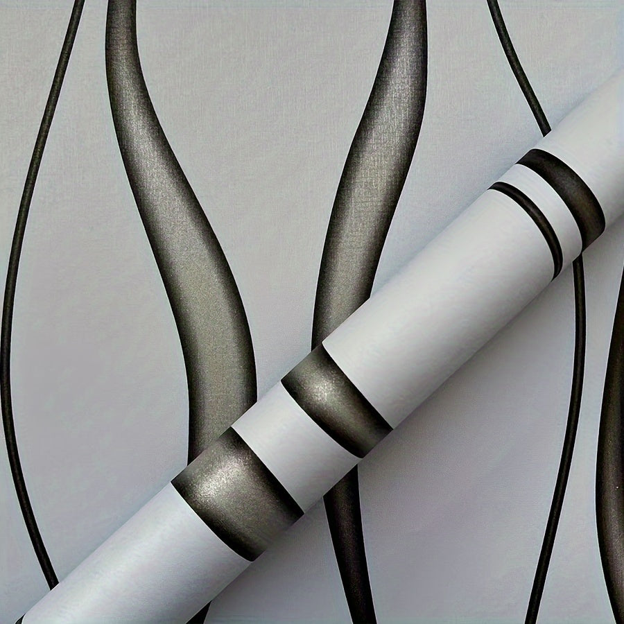 Nordic Striped 3D Wallpaper Easy to Stick, Moisture-Proof