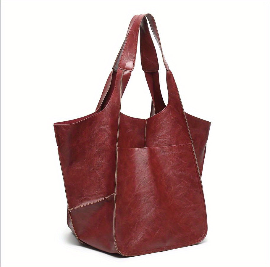 Retro Women's Handbag Large Capacity, Elegant Style