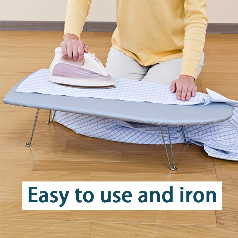 Easy-Fit Extra Thick Mini Ironing Board Cover - Heat-Resistant with Elastic Edge for Smooth Ironing Experience