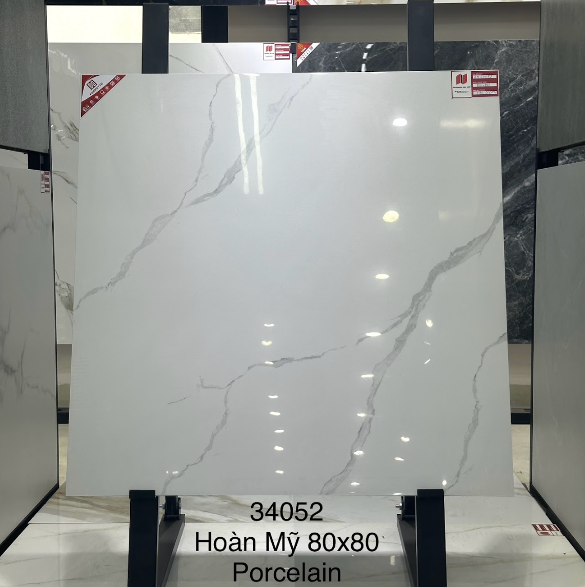 PERFECT PORCELAIN TILE 80×80 CODE 34052 GLOSSY