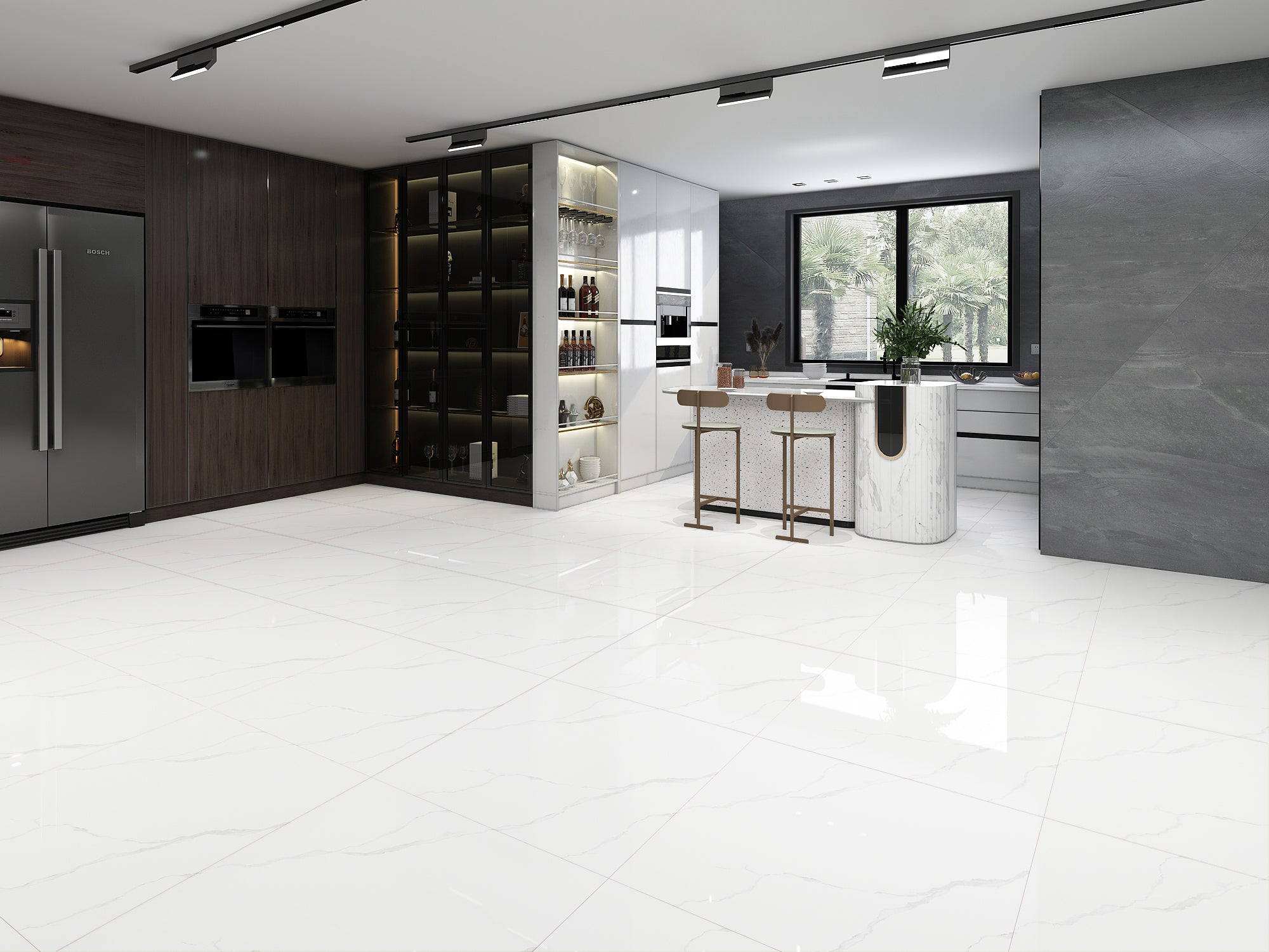 PERFECT PORCELAIN TILE 80×80 CODE 34052 GLOSSY