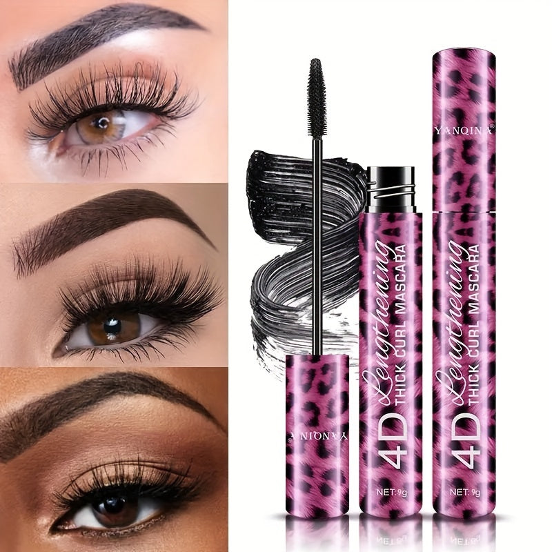 Waterproof Mascara Set - Curl &amp; Thick, Leopard Print