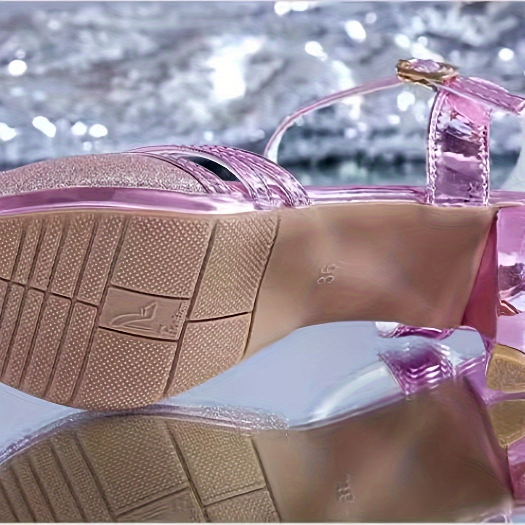 British Fashion Open Toe High Heels Summer 2022 Women