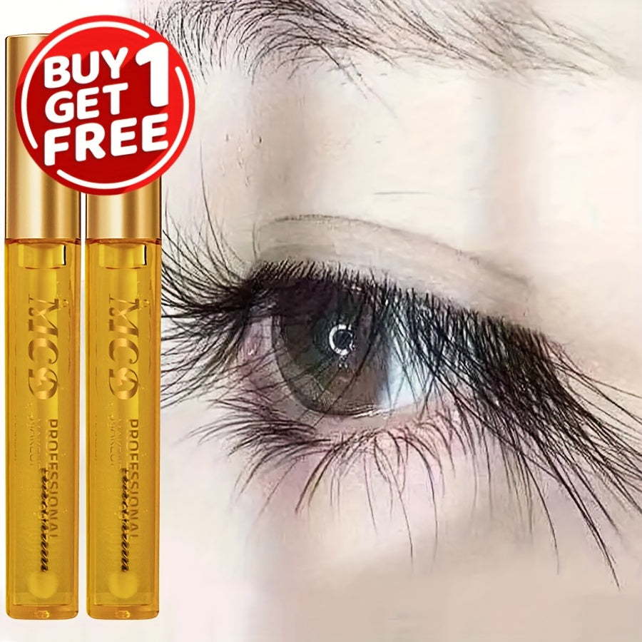 Natural Eyelash Serum - Buy 1 Get 1 Free Long, Curly Lashes