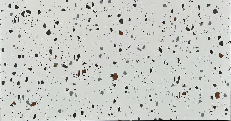 Matt glaze porcelain Terrazzo tile 300x600mm (1h/1.44m/8v)