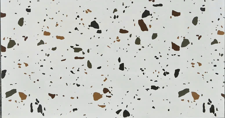 Matt glazed porcelain Terrazzo tile 300x600mm 36027 (1h/1.44m/8v)
