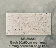 Terrazo porcelain ceramic matt tiles 300x600mm