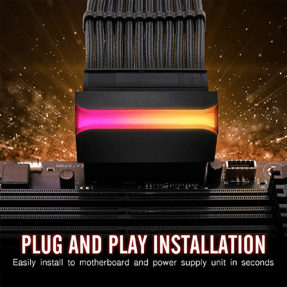 Upgrade Your PC's Power Supply with this ATX 24-pin 90 Degree Power Plug Adapter!