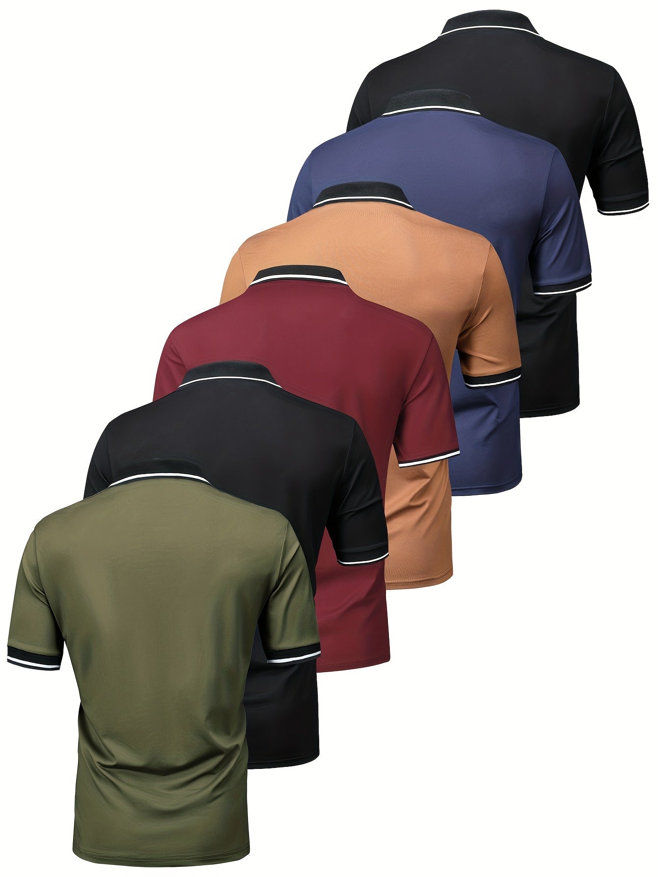 Set of 6 Men's Polo Shirts - Fashion, Sports &amp; Streetwear