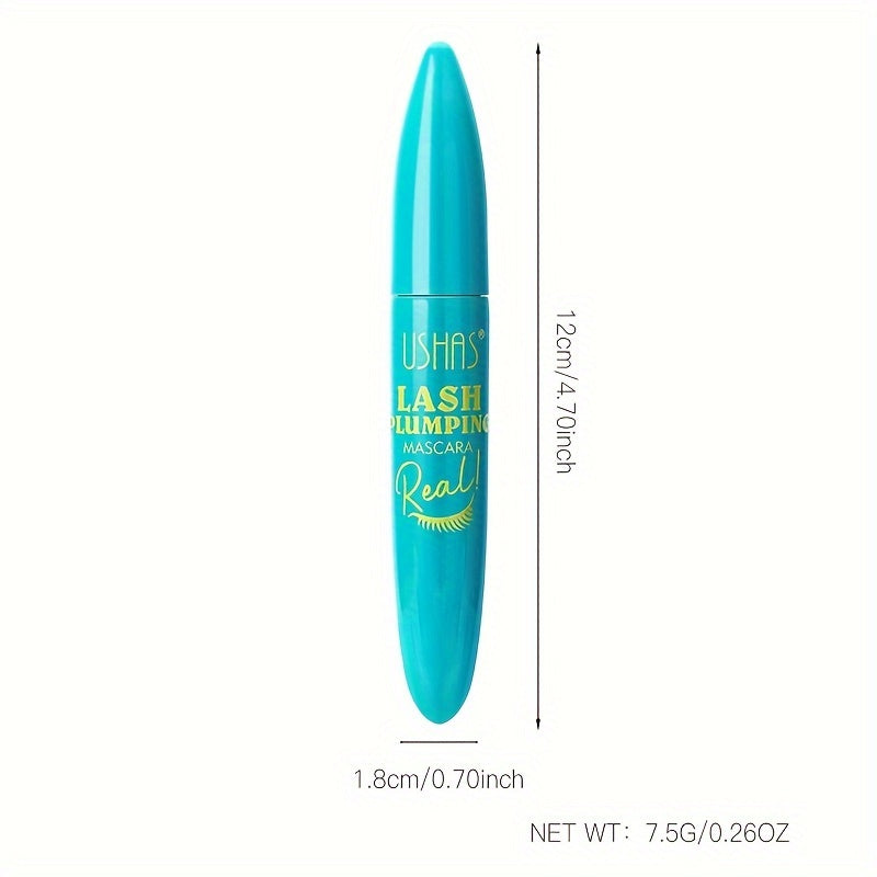 Ushas Big Lash Mascara - Dark Black, Long &amp; Curly, Smudge-Proof