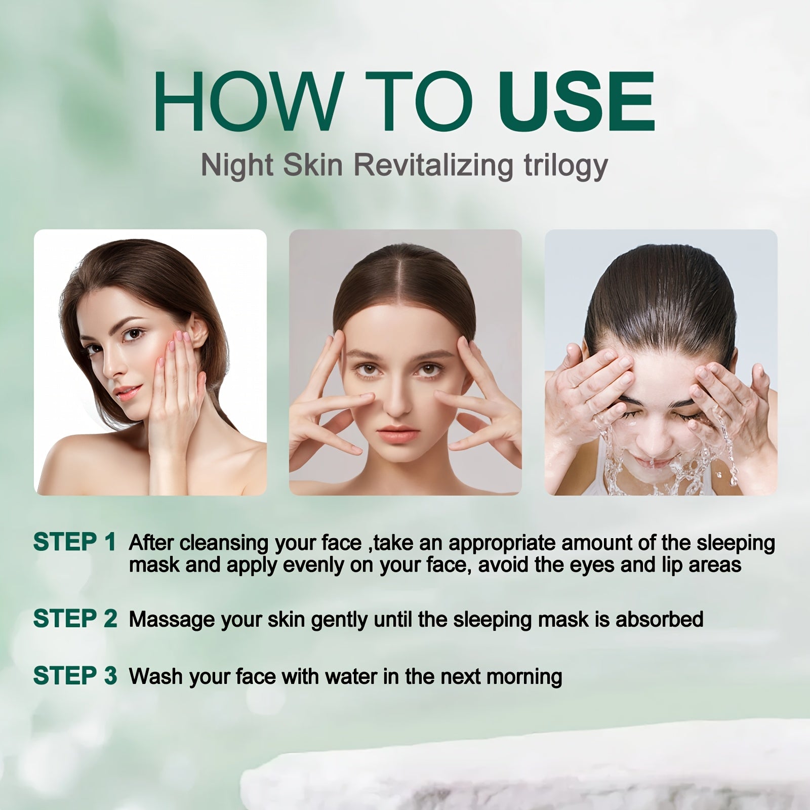 Mặt Nạ Ngủ Rau Má Dưỡng Ẩm & Săn Chắc Da - 20 Miếng