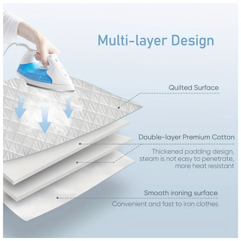 33x18 Thick Magnetic Ironing Mat, Travel Ironing Board Pad