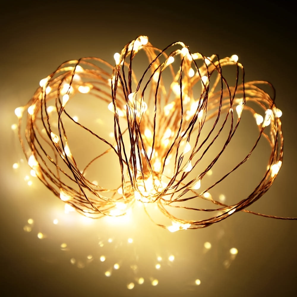 Copper LED String Lights for Christmas and Wedding Decoration