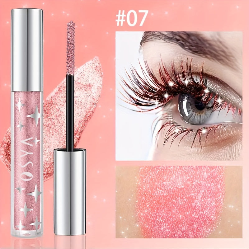 Waterproof Gold Glitter Mascara - Long Lasting, Smudge-Free