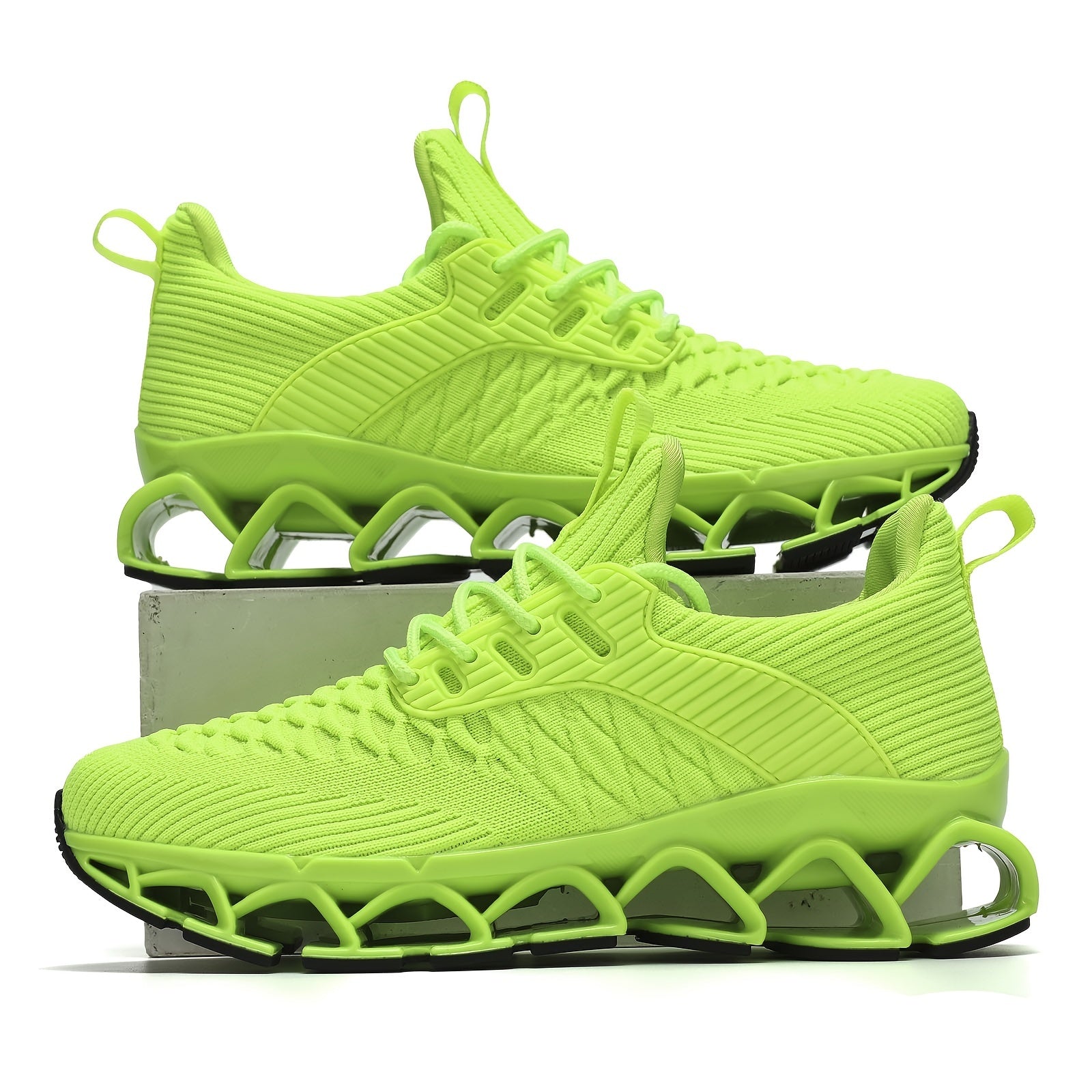 Chic Geometric Women's Sneakers for Fall – Breathable, Stabilizing, &amp; All-Season Running Comfort