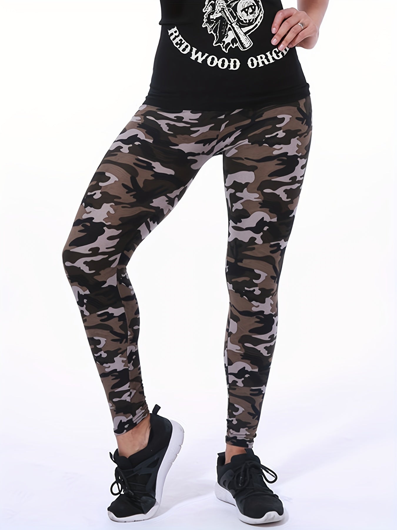 [Floral Leggings] High Waist Floral Printed Women's Leggings | Casual Sweatpants Pants - Daisan Mart