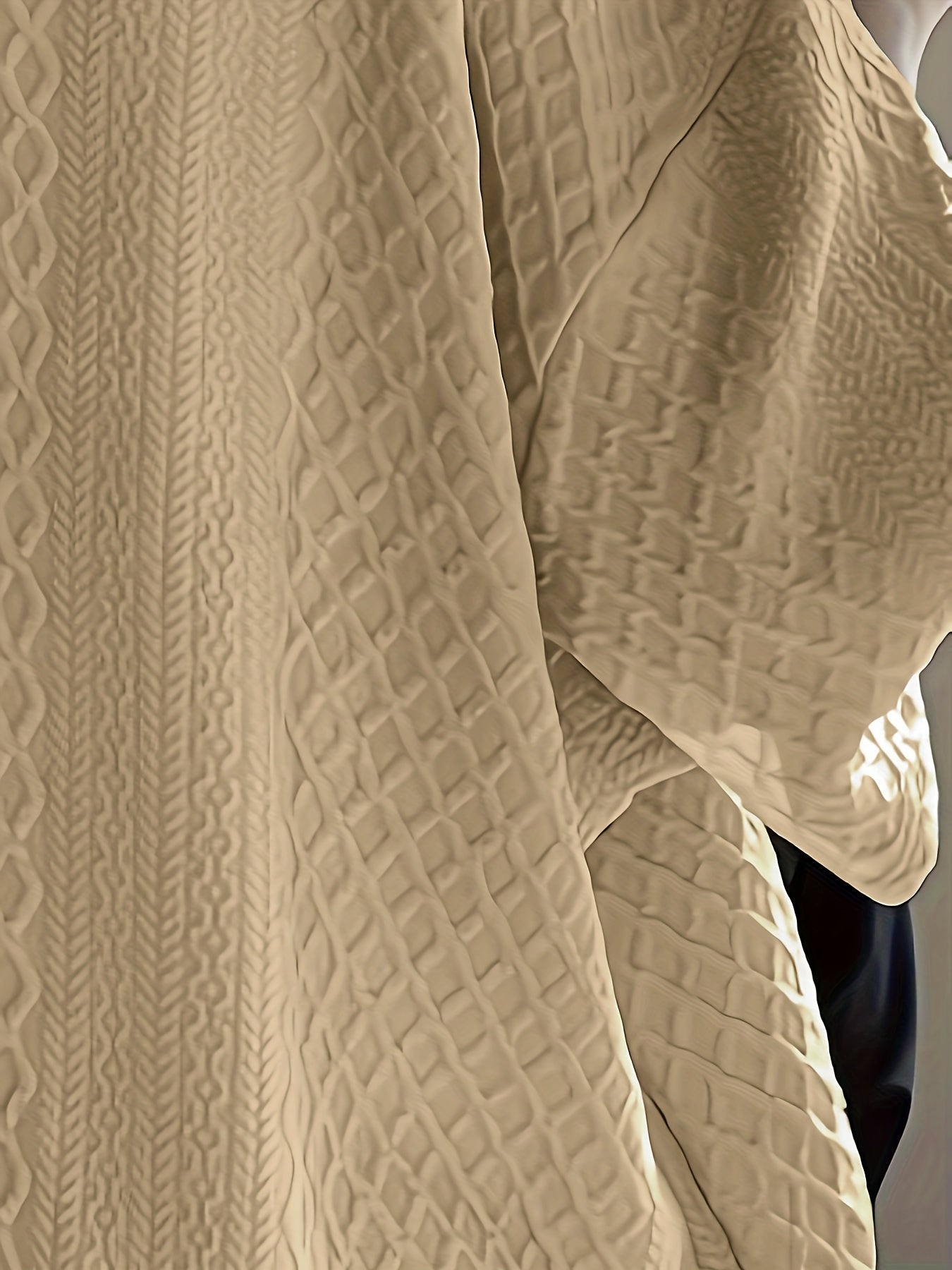 Áo Golf Nam Dáng Rộng, Họa Tiết Hình Học, Tay Ngắn