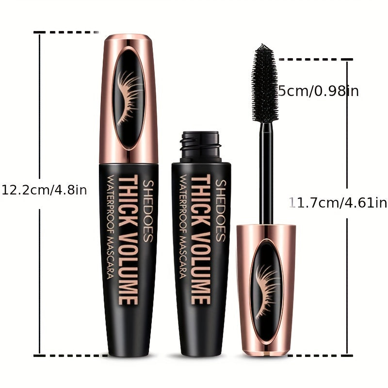 8D Silk Mascara Waterproof, Thick &amp; Curly Long Lasting