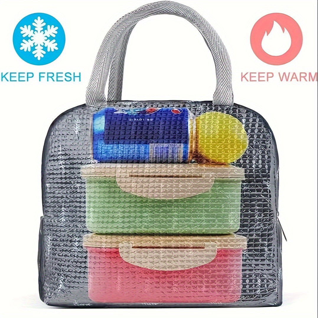 Túi Giữ Nhiệt Xương Rồng Xanh Xám Thời Trang