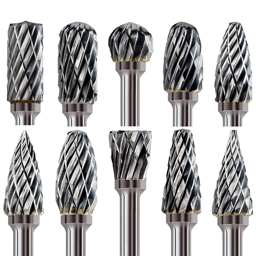 Bộ 10 Mũi Mài Hợp Kim Đôi Cho Dremel Đa Năng - Daisan Mart
