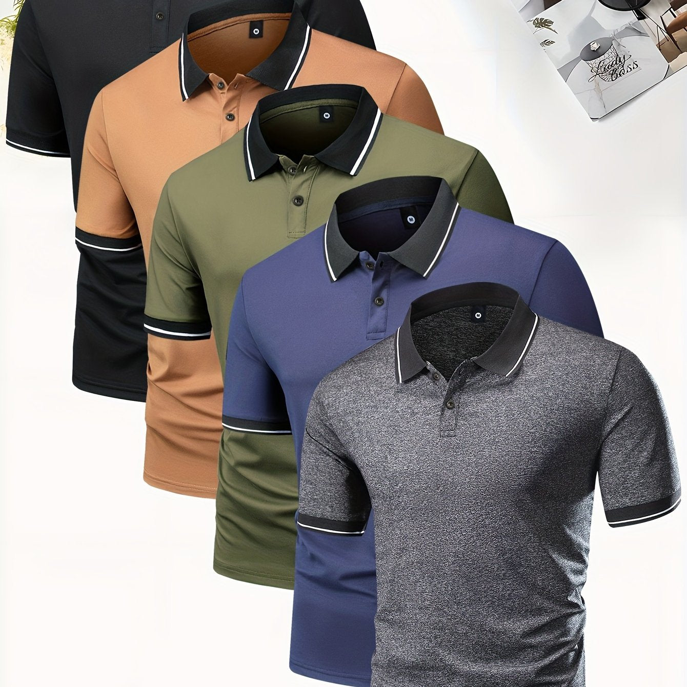 Men's Fashion Short Sleeve Shirt, Elegant and Comfortable