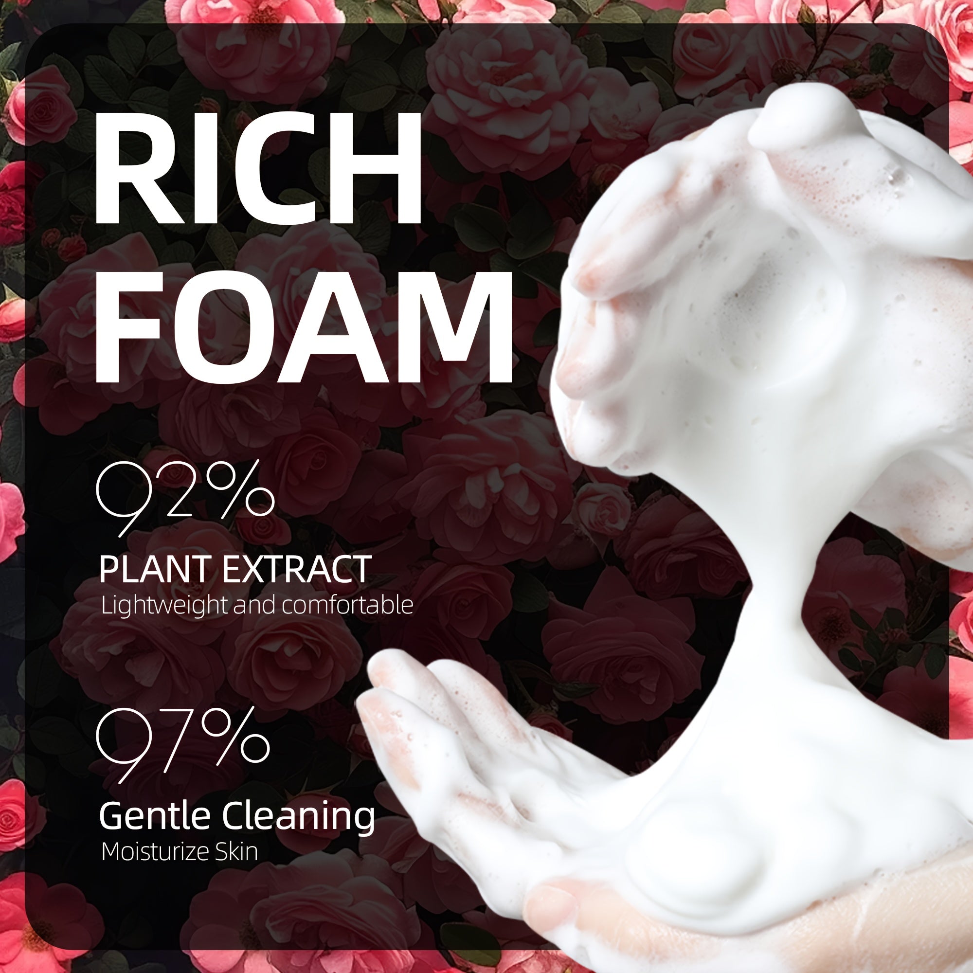 Blithe Time Rose Petal Fragrance Shower Gel*5pcs/set Fragrance Shower Gel Shower Gel, Shea Butter Shower Gel, Shower Gel Beautiful Shower Gel, Moisturizing Shower Gel, Shower Gel for Women, Daily Skincare, Body Cleansing, Ele