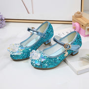 Elsa High Heels Sparkling Floral Feminine Party Shoes