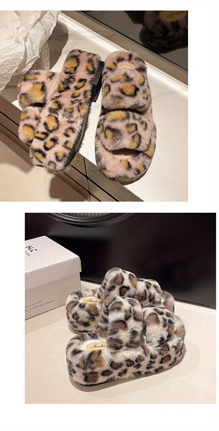 Dép Lông Báo Đế Cao Tăng Chiều Cao Thu Đông 2024