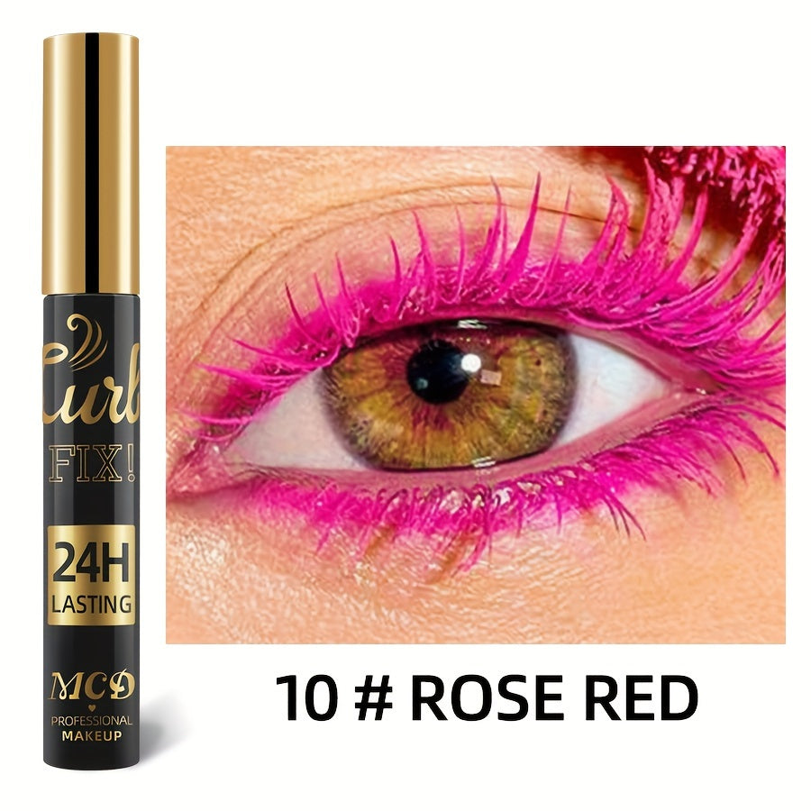 Mascara 11 Màu Sắc Sống Động - Nhanh Khô, Dày, Dài