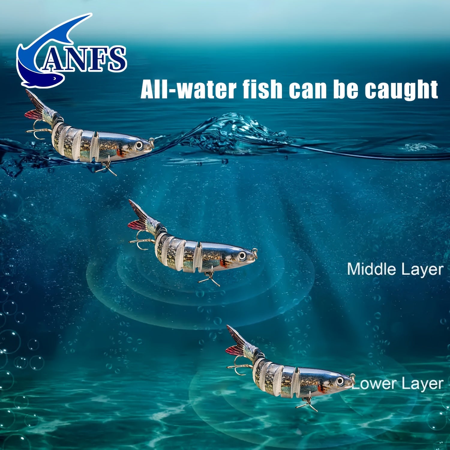 Fishing Lures Multi Jointed Swimbait Crankbait Slow Sinking Bionic Artificial Bait Freshwater Saltwater Trout Bass Fishing Accessories 20g 0.7oz/13.5cm 5.31inch, Trout Lure, Lifelike Bait, Crankbait Design, Precisioncrafted L