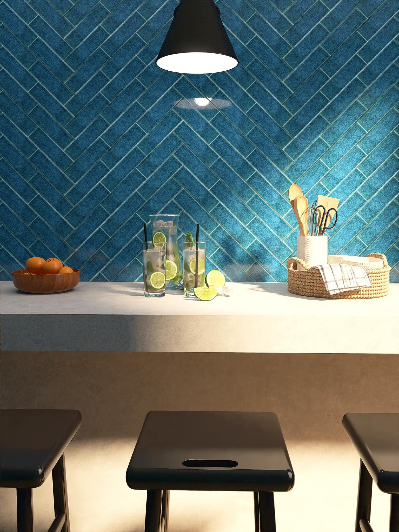 Porcelain tile with crackle glaze, size 60x200mm, code MBL60206-A
