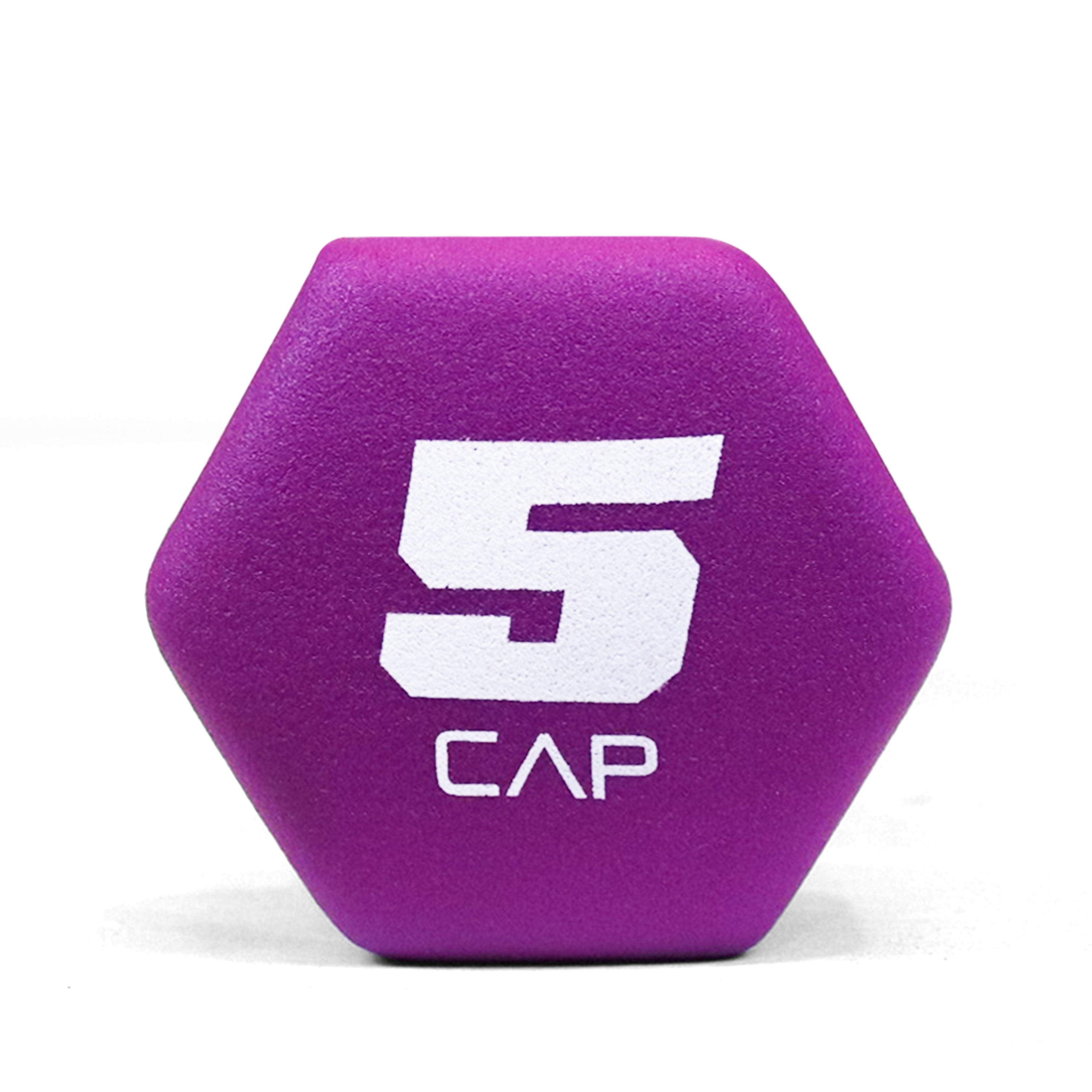 CAPHAUS Neoprene Anti-Slip Dumbbells, Hexagonal Shape