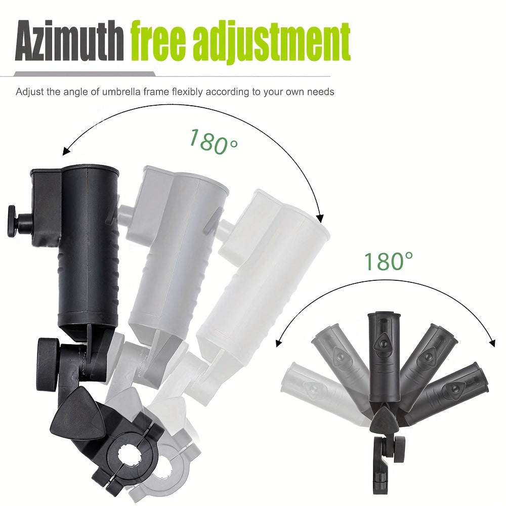 Golf Bag Umbrella Holder, Angle Adjustable, Sturdy